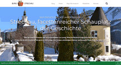 Desktop Screenshot of burg-strechau.at